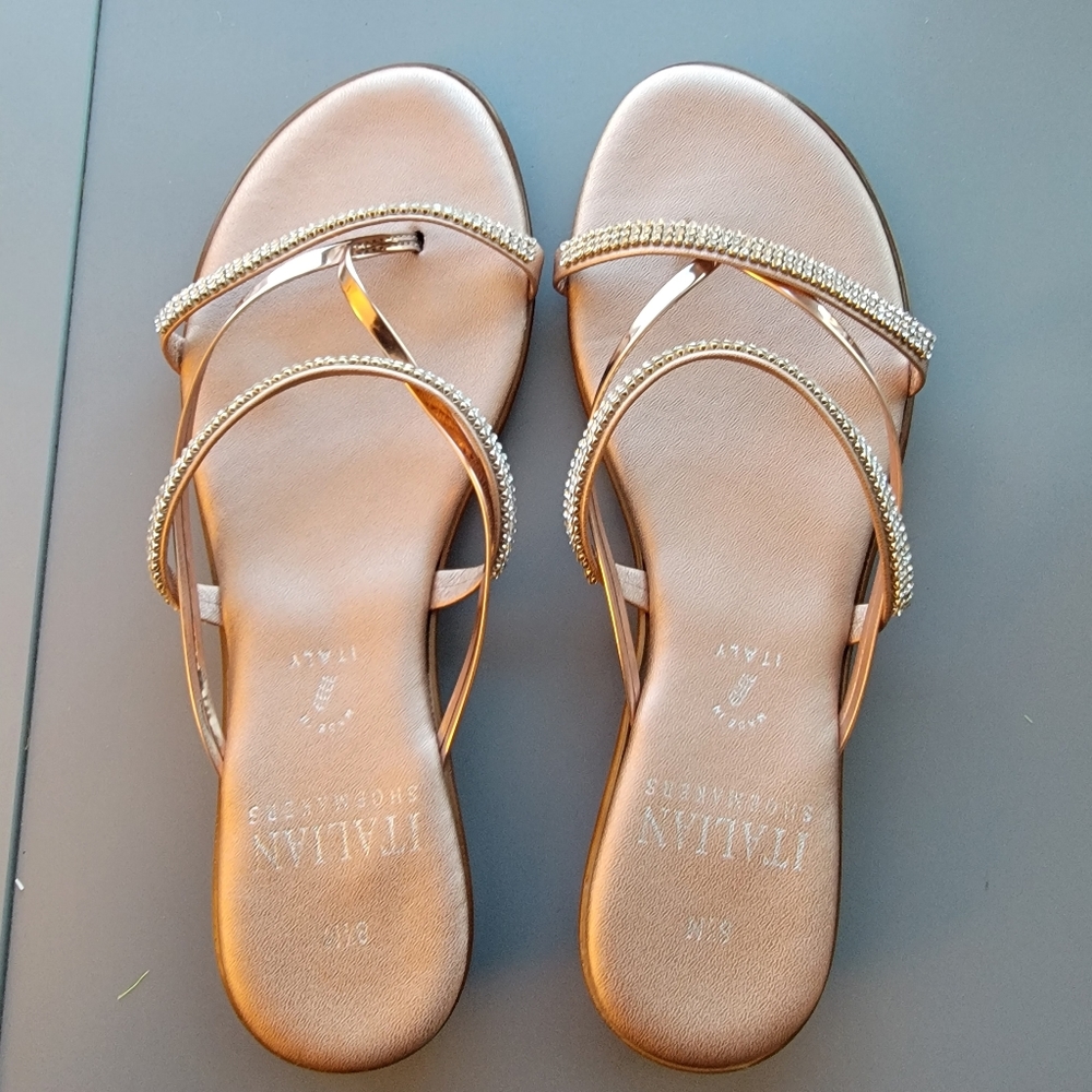 Italian Shoemaker -Rose Gold Sandals
